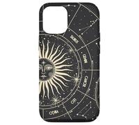Astrology Astronomy Zodiac Signs and Eclipse Design Coque pour iPhone 12/12 Pro