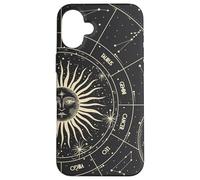 Astrology Astronomy Zodiac Signs and Eclipse Design Coque pour iPhone 16 Plus