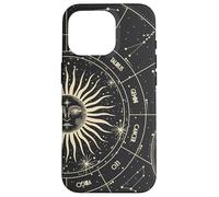 Astrology Astronomy Zodiac Signs and Eclipse Design Coque pour iPhone 16 Pro