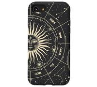 Astrology Astronomy Zodiac Signs and Eclipse Design Coque pour iPhone SE (2020) / 7/8