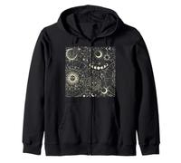 Astrology Astronomy Zodiac Signs and Eclipse Design Sweat à Capuche