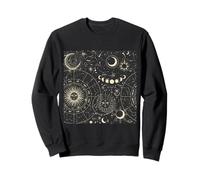 Astrology Astronomy Zodiac Signs and Eclipse Design Sweatshirt