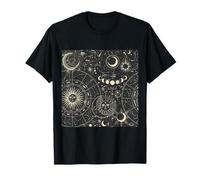 Astrology Astronomy Zodiac Signs and Eclipse Design T-Shirt