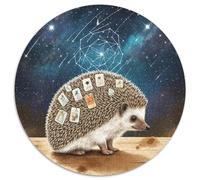 Astrology hérisson 1000 Pièces Casse-tête Fantastique Magique Puzzle Rond pour Adultes Et Enfants Classiques l'art De La Décoration Moderne Décompression 1000pcs (67.5x67.5cm)