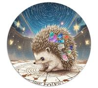 Astrology hérisson 1000 Pièces Puzzle Fantastique Magique Puzzle Rond pour Adultes Et Enfants Classiques Cadeaux Qualité Supérieure 1000pcs (67.5x67.5cm)