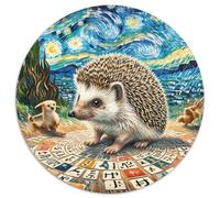 Astrology hérisson 1000 Pièces Puzzle Fantastique Magique Puzzles Circulaires pour Adultes Et Enfants Classiques Cadeaux Décompression 1000pcs (67.5x67.5cm)