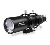Astromania Lunette de guidage améliorée 70 mm FMC avec double focalisateur hélicoïdal, kit de guidage de luxe compatible avec oculaire de 3,2 cm pour télescope d'astronomie et caméra de guidage