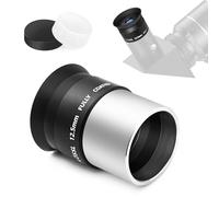 Astromania Oculaire de télescope Plossl 12,5 mm, accessoire de télescope entièrement multicouche à 4 éléments, filtre standard 3,2 cm fileté pour observations d'astronomie
