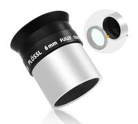 Astromania Plossl Oculaire de télescope - 4-Element Plossl Design - Filetage pour filtres Standard 3,2 cm Astronomie, 1.25" 6MM
