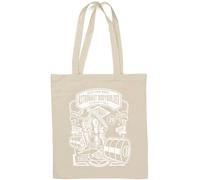 Astronaut Body Builder Ultimate Fitness Sac fourre-tout en coton naturel Blanc