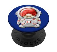 Astronaut Dad GNOME Graphic for Men and Funny Space Lover PopSockets PopGrip Adhésif