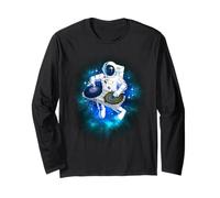 Astronaut DJ - DJing in Space - Astronaute graphique cool Manche Longue