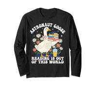 Astronaut Goose Reading is Out of This World Goose Teacher Manche Longue