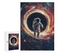 Astronaut in Space Tunnel Puzzle 1000 Pièces Educa Jouet en Bois Cadeau Unique Décoration Intérieure Jeu Éducatif Challenge Toy Adultes Et Enfants À Partir De 14 Ans 300 PCS
