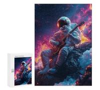 Astronaut Playing Guitar in Space-1 Puzzle 1000 Pièces Educa Jouet en Bois Cadeau Unique Décoration Intérieure Jeu Éducatif Challenge Toy Adultes Et Enfants À Partir De 14 Ans 300 PCS