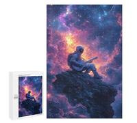 Astronaut Playing Guitar in Space-4 Puzzle 1000 Pièces Educa Jouet en Bois Cadeau Unique Décoration Intérieure Jeu Éducatif Challenge Toy Adultes Et Enfants À Partir De 14 Ans 1000 PCS