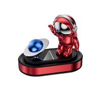 Astronaut Shape Air Désodorisant d'air - Purificateur d'air automatique, diffuseur d'aromathérapie de voiture rotatif solaire | Ornement de parfum du tableau des astronautes solaires, Purif