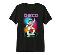 Astronaut Space Disco Dancing Novelty Graphic Cool Designs T-Shirt Haut de Gamme