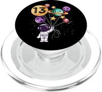 Astronaute 13e Anniversaire garçons Filles Amoureux de l'espace 13 Ans PopSockets PopGrip pour MagSafe