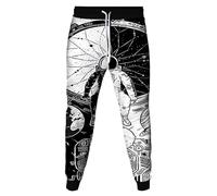 Astronaute 3D Impression Hommes Joggers Sweatpants avec Poches Hip Hop Décontracté Sweatpants Tenue de Sport Bas avec Cordon de Serrage