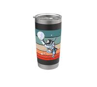 Astronaute Basketball Hors Espace Astronaute Slam Dunk Gobelet isotherme en acier inoxydable double paroi