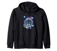 Astronaute Chat Espace Kitty Galaxie Amoureux des Animaux de Compagnie Art Aventure Sweat à Capuche