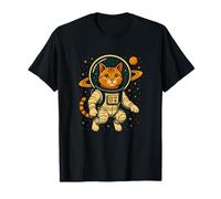Astronaute Chat Space Adventure Funny Cosmic T-Shirt