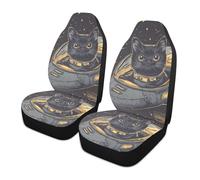 Astronaute Cool Cat Housses pour Siège Lot De 2 Universelle Protecteurs De Sièges Amovible Couverture De Sièges De Voitures pour Passager Conducteur Monospaces