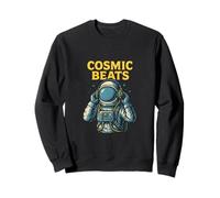 Astronaute Cosmic Beats Cool Space Style Homme Sweatshirt