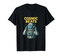 Astronaute Cosmic Beats Cool Space Style Homme T-Shirt
