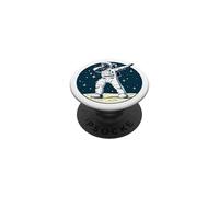Astronaute Dabbing on The Moon Outer Space Funny Graphic PopSockets PopGrip Adhésif