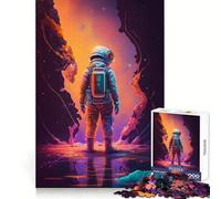 Astronaute dans la 7e Dimension Puzzle de 1000 pièces pour Adolescents Exercice Mental Temps de détente (38x52cm)