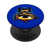 Astronaute dans l'espace Astronautes Exploration des étoiles PopSockets PopGrip Adhésif