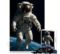 Astronaute dans l'espace au-Dessus de la Terre Puzzle de 1000 pièces pour Adolescents Activité de Concentration et de détente Assemblage serré Idée Cadeau (38x52cm)
