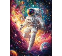 Astronaute dans Une Galaxie colorée Puzzle 500 Pièces pour Adultes Educa Qualité Supérieure 3D Décoration Murale Cadeau Unique Famille Détente 500 PCS