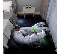 Astronaute De L'Espace De Dessin Animé 3D Imprimé Tapis Pour Salon Tapis Antidérapant Chambre Chevet Moderne Décoration De La Maison Tapis De Sol 140 X 200 Cm - Polyester Doux Au Touche /8628165594100