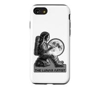 Astronaute Dessin Lune Croquis Espace Artiste Graphique Coque pour iPhone SE (2020) / 7/8
