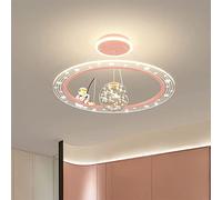 Astronaute dimmable plafonnier Lampe feu d'artifice des festins fée planète Rond du étoile LED Le Pendentif Plafond Moderne pour garçons de Chambre à Coucher