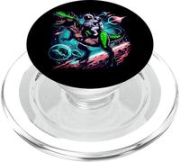 Astronaute Dinosaure T-Rex Cosmic Galaxy Graphic PopSockets PopGrip pour MagSafe