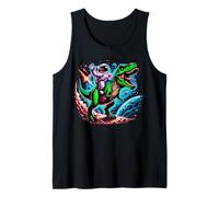 Astronaute Dinosaure T-Rex Galaxie Space Graphic Débardeur