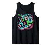 Astronaute Dinosaure T-Rex Space Galaxy Graphic Débardeur