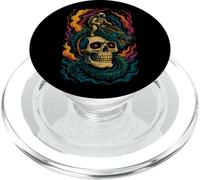 Astronaute Dragon Skull Psychédélique Espace Fantasy PopSockets PopGrip pour MagSafe