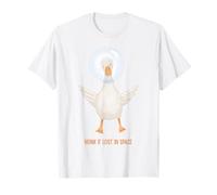 Astronaute drôle Oie Artémis Mission pour Petites Filles Adolescentes T-Shirt