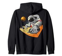 Astronaute en Tant Que DJ dans Les Planètes Et Les Étoiles Sweat à Capuche
