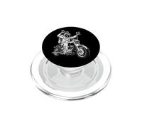 Astronaute équitation Une Moto Space Art PopSockets PopGrip pour MagSafe