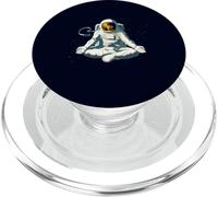 Astronaute Espace Méditation Spirituelle Cosmique Galaxie Yoga PopSockets PopGrip pour MagSafe