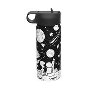 Astronaute et Alien Printing Camping Randonnée Hydratation Cantines Anti-fuite Isolation sous vide Acier inoxydable 532 ml