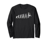 Astronaute Evolution Funny Outer Space Mission Men Women Kids Manche Longue