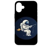 Astronaute Fishing Beyond the Stars for Fisher Coque pour iPhone 16 Plus