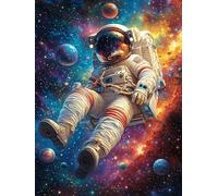 Astronaute flottant dans une galaxie cosmique 1000 Pieces Casse-tête Expert Confirmé En Carton Anti-Déchirure Faune sauvage et animaux de compagnie Très Difficile Motif Complexe Décoration Murale Cade